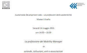 La professione del Mobility Manager in aziende, istituzioni, enti e associazioni