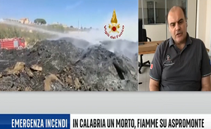 Emergenza incendi in Calabria