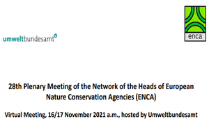 28esima sessione plenaria delle Agenzie Europee per la Conservazione della Natura