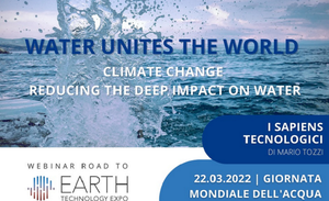 Water unites the World. Climate Change - Reducing the deep impact on water