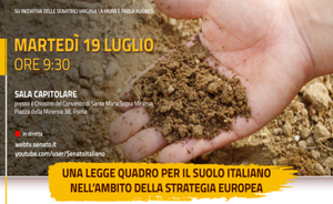 Una legge quadro per il suolo italiano nell'ambito della strategia europea per il suolo
