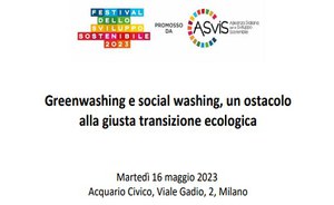 Greenwashing e social washing, un ostacolo alla giusta transizione ecologica