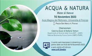 Conferenza Acqua & Natura