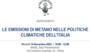 Le emissioni di metano nelle politiche climatiche dell'Italia