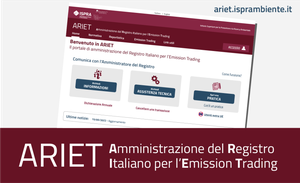 È online il nuovo portale di amministrazione del Registro Italiano per l'Emission Trading (ARIET)