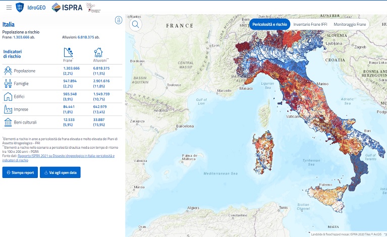 IdroGEO: La piattaforma italiana contro il dissesto idrogeologico