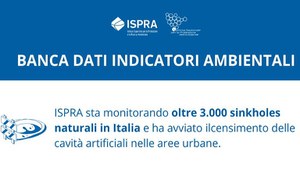 Aree soggette ai sinkholes  - Banca Dati Indicatori Ambientali di ISPRA