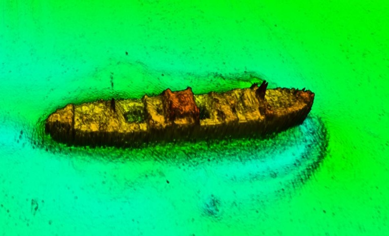 Ss Ravenna Mappatura 3D del relitto SS Samuel J. Tilden al largo del porto di Bari ...
