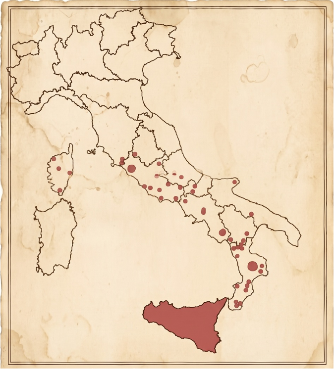 Distribuzione della Lepre italica.png