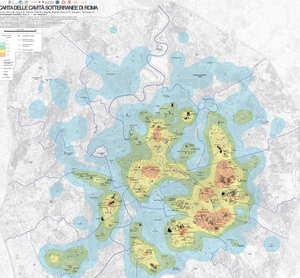 Carta delle cavità sotterranee di Roma