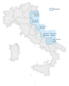 Carta geologica dei mari italiani alla scala 1 a 250000