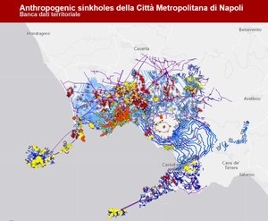 Database Territoriale Anthropogenic sinkholes della Città Metropolitana di Napoli