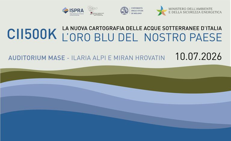 CII500K - La nuova Cartografia delle acque sotterranee d'Italia