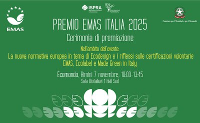 Premio EMAS Italia 2025