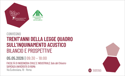 Trent’anni della legge quadro sull’inquinamento acustico: bilancio e prospettive