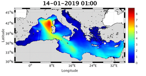 Previsione di una forte mareggiata nel Canale di Sicilia 