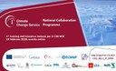 1° Training dell'iniziativa italiana "C3S NCP for Italy" a supporto del monitoraggio idro-climatico e ambientale e delle azioni di adattamento ai cambiamenti climatici