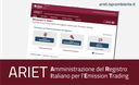 È online il nuovo portale di amministrazione del Registro Italiano per l'Emission Trading (ARIET)