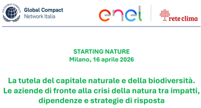 La tutela del capitale naturale e della biodiversità. Le aziende di fronte alla crisi della natura tra impatti, dipendenze e strategie di risposta