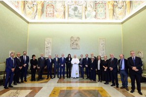 Papa Leone XIV ha incontrato il Ministro dell'Università e della Ricerca Anna Maria Bernini e i Presidenti degli Enti Pubblici di Ricerca