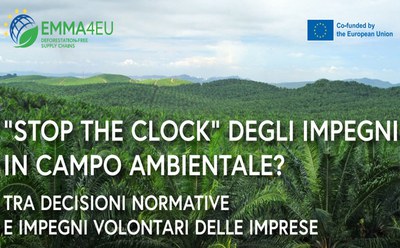 "Stop the clock” degli impegni in campo ambientale?