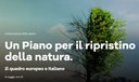 Un Piano per il ripristino della natura