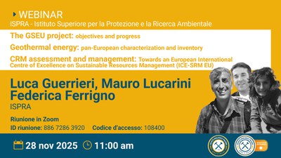 Webinar "Progetto GSEU"