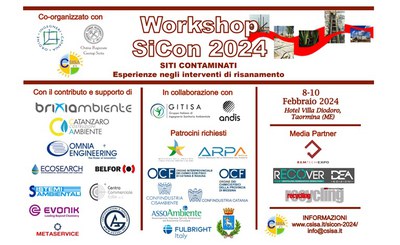 Workshop SICON 2024 Siti Contaminati – Esperienze negli interventi di risanamento