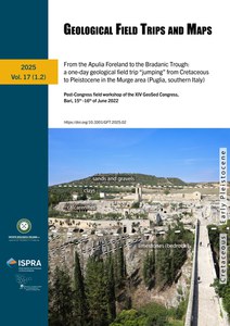 From the Apulia Foreland to the Bradanic Trough: a one-day geological field trip "jumping" from Cretaceous to Pleistocene in the Murge area (Puglia, southern Italy)