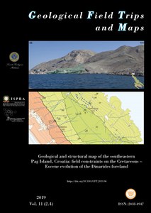 Geological and structural map of the southeastern Pag Island, Croatia: field constraints on the Cretaceous - Eocene evolution of the Dinarides foreland