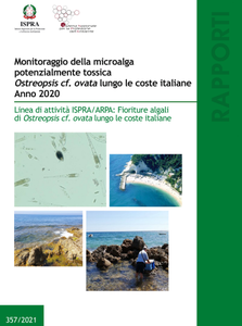 Monitoraggio della microalga potenzialmente tossica Ostreopsis cf. ovata lungo le coste italiane: Anno 2020