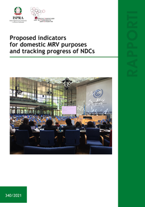 Proposed indicators for domestic MRV purposes and tracking progress of NDCs