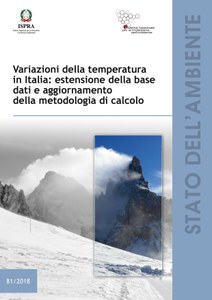 Variazioni della temperatura in Italia: estensione della base dati e aggiornamento della metodologia di calcolo