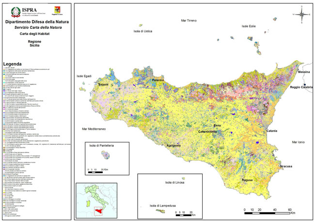 carta della natura della sicilia