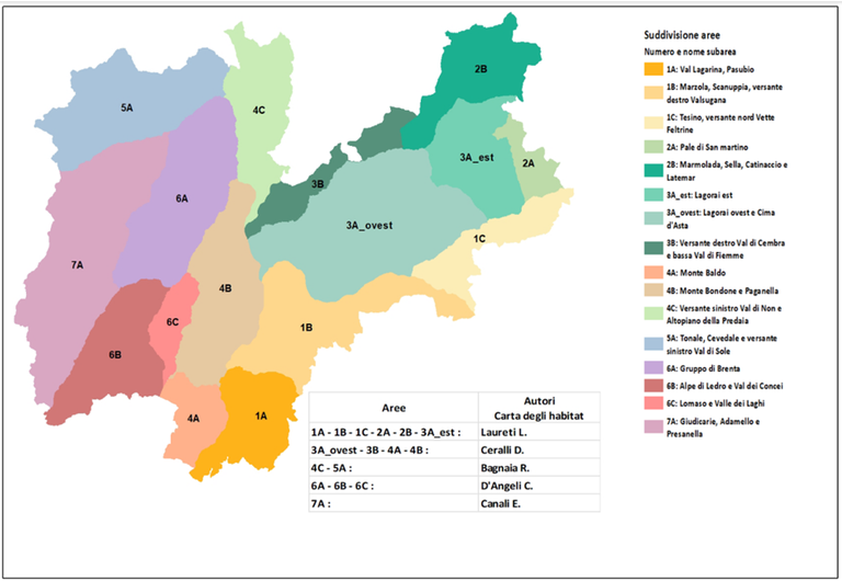 Carta della Natura della Provincia Autonoma di Trento